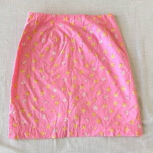 Vintage Lily Pulitzer Nightlights Firefly Print on Pink Background Size 2